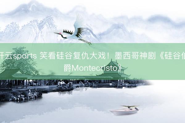 开云sports 笑看硅谷复仇大戏!墨西哥神剧《硅谷伯爵Montecristo》